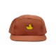 Duck 5 Panel Canvas Cap Terracotta