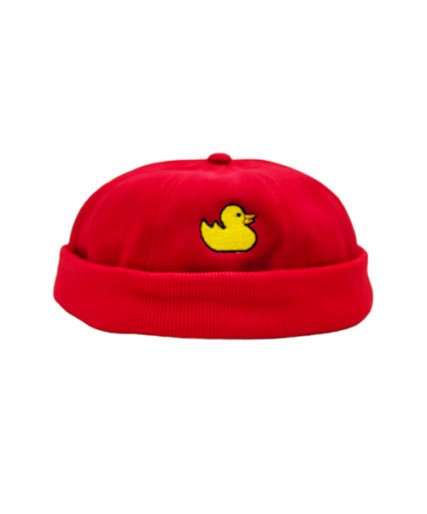 Duck Chef Cap Light Red