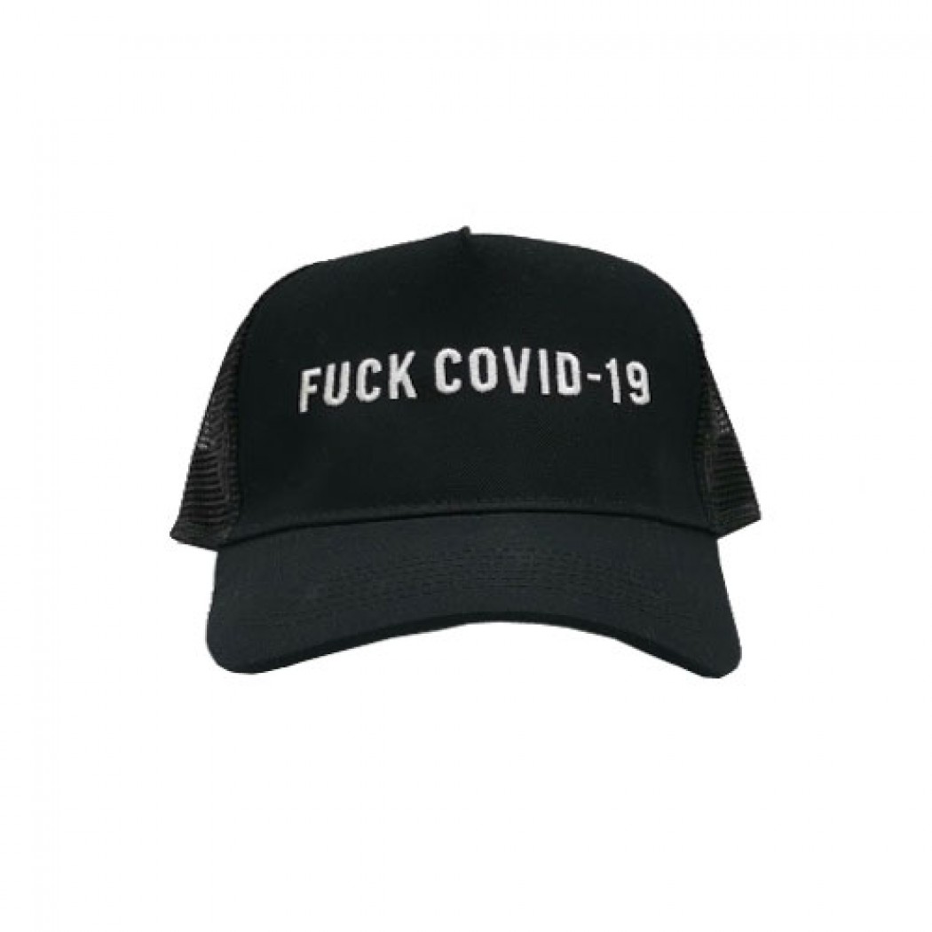 Fuck Covid-19 Trucker Cap Black