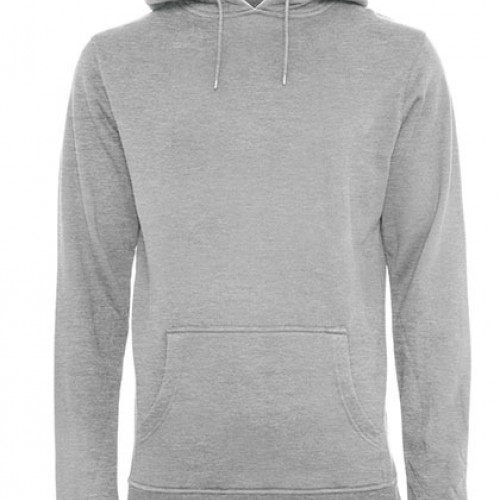 Heavyweight Fitted Hoody Heather Grey