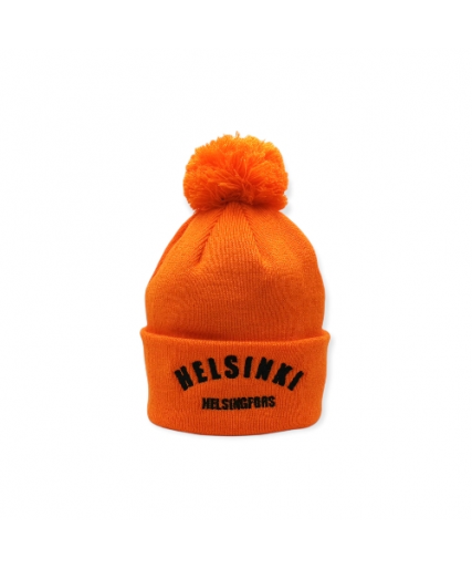 Helsinki Pomp Beanie Orange Helsinki Pomp Beanie Orange