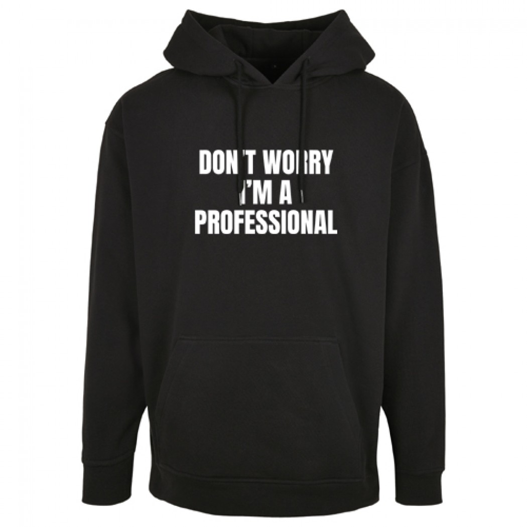 Professional Basic Oversize Hoody Black