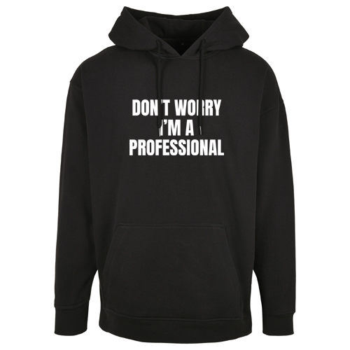 Professional Basic Oversize Hoody Black