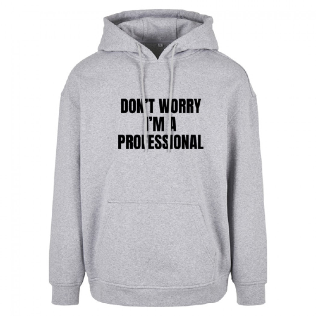Professional Basic Oversize Hoody Heather Grey