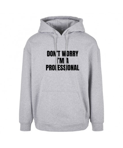 Professional Basic Oversize Hoody Heather Grey