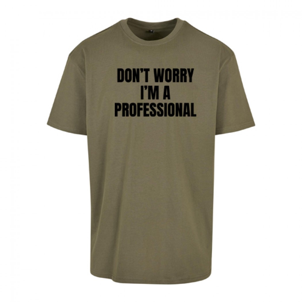 Professional Heavy Oversize Tee Olive