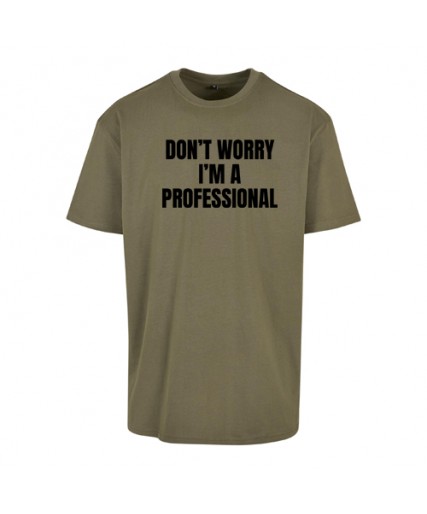 Professional Heavy Oversize Tee Olive
