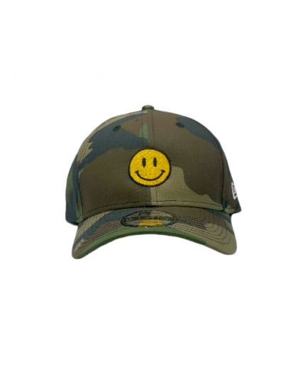 Smiley New Era 9FORTY Strapback Cap Camo