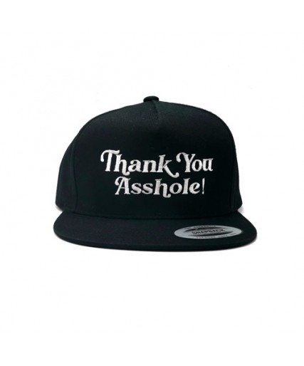 Thank You Asshole! Snapback Cap Black