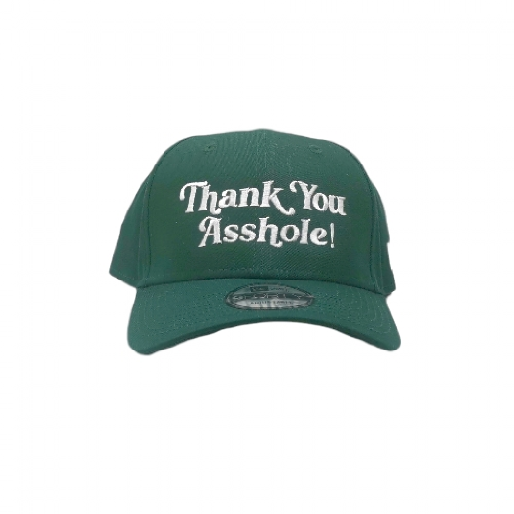 Thank You Asshole! New Era 9FORTY Strapback Cap Green