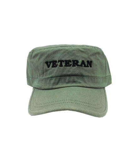 Veteran Army Strapback Cap Olive