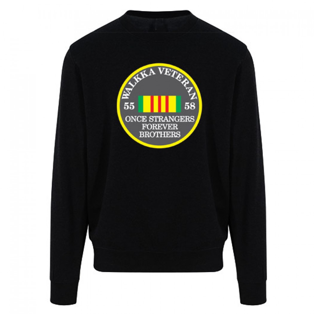 Walkka Veteran II Mens Sweatshirt Black Walkka Veteran II Mens Sweatshirt Black