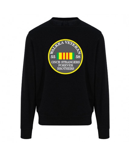 Walkka Veteran II Mens Sweatshirt Black Walkka Veteran II Mens Sweatshirt Black
