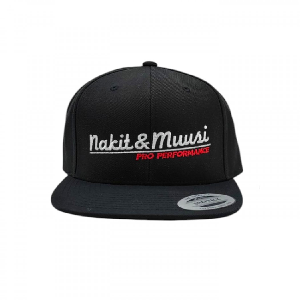 Nakit & Muusi Pro Performance Snapback Cap Black