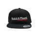 Nakit & Muusi Pro Performance Snapback Cap Black