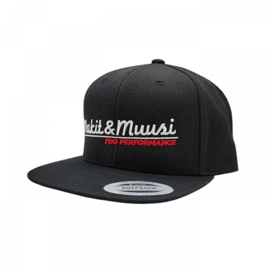 Nakit & Muusi Pro Performance Snapback Cap Black