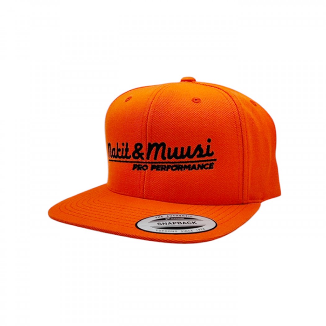 Nakit & Muusi Pro Performance Snapback Cap Orange