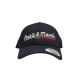 Nakit & Muusi Pro Performance Curved Snapback Cap Black