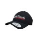 Nakit & Muusi Pro Performance Curved Snapback Cap Black