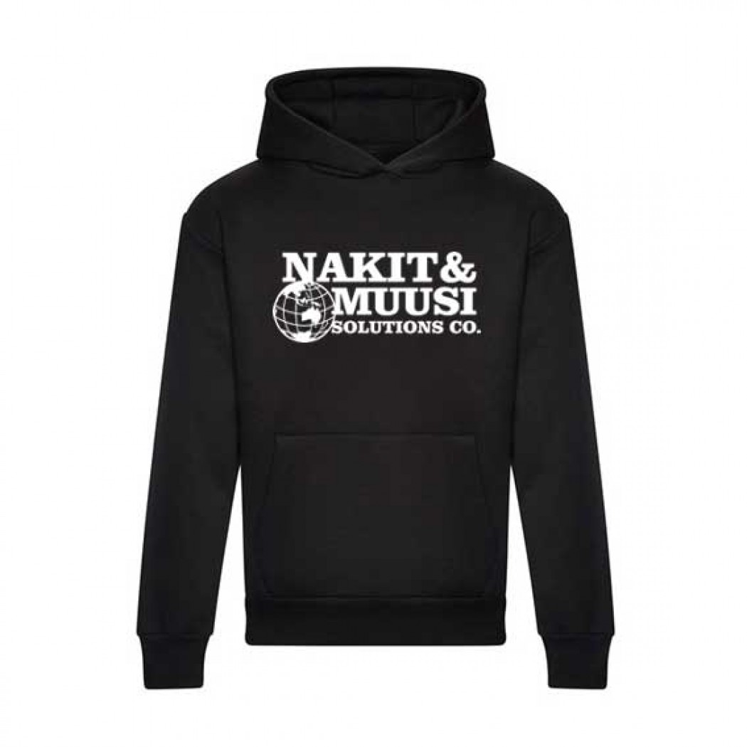 Nakit & Muusi Solutions Co. Heavyweight Hoodie Black