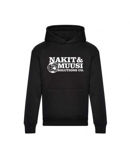 Nakit & Muusi Solutions Co. Heavyweight Hoodie Black
