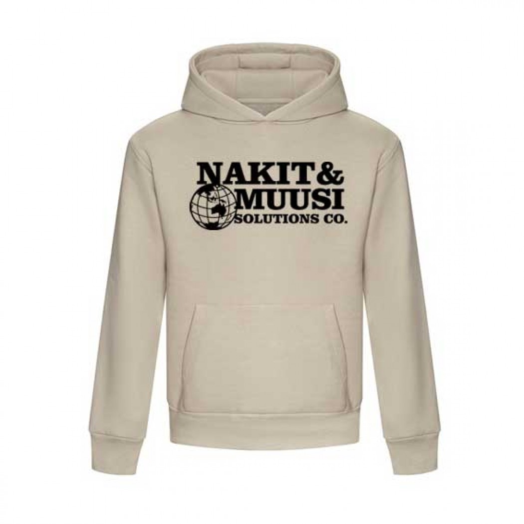 Nakit & Muusi Solutions Co. Heavyweight Hoodie Natural Stone