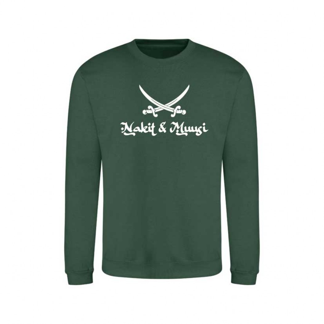Nakit & Muusi Arabica Crewneck Bottle Green