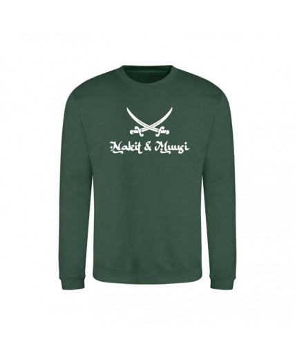 Nakit & Muusi Arabica Crewneck Bottle Green