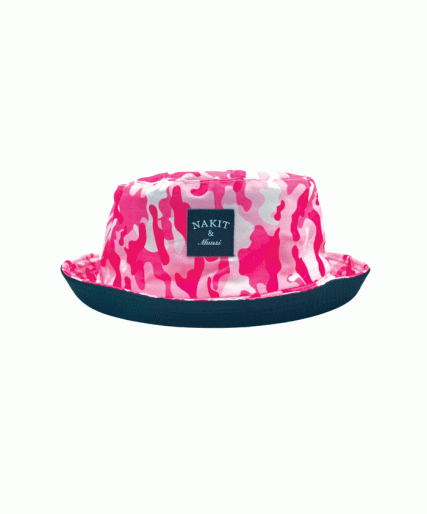 Nakit & Muusi Bucket Hat – Neon Pink Camo