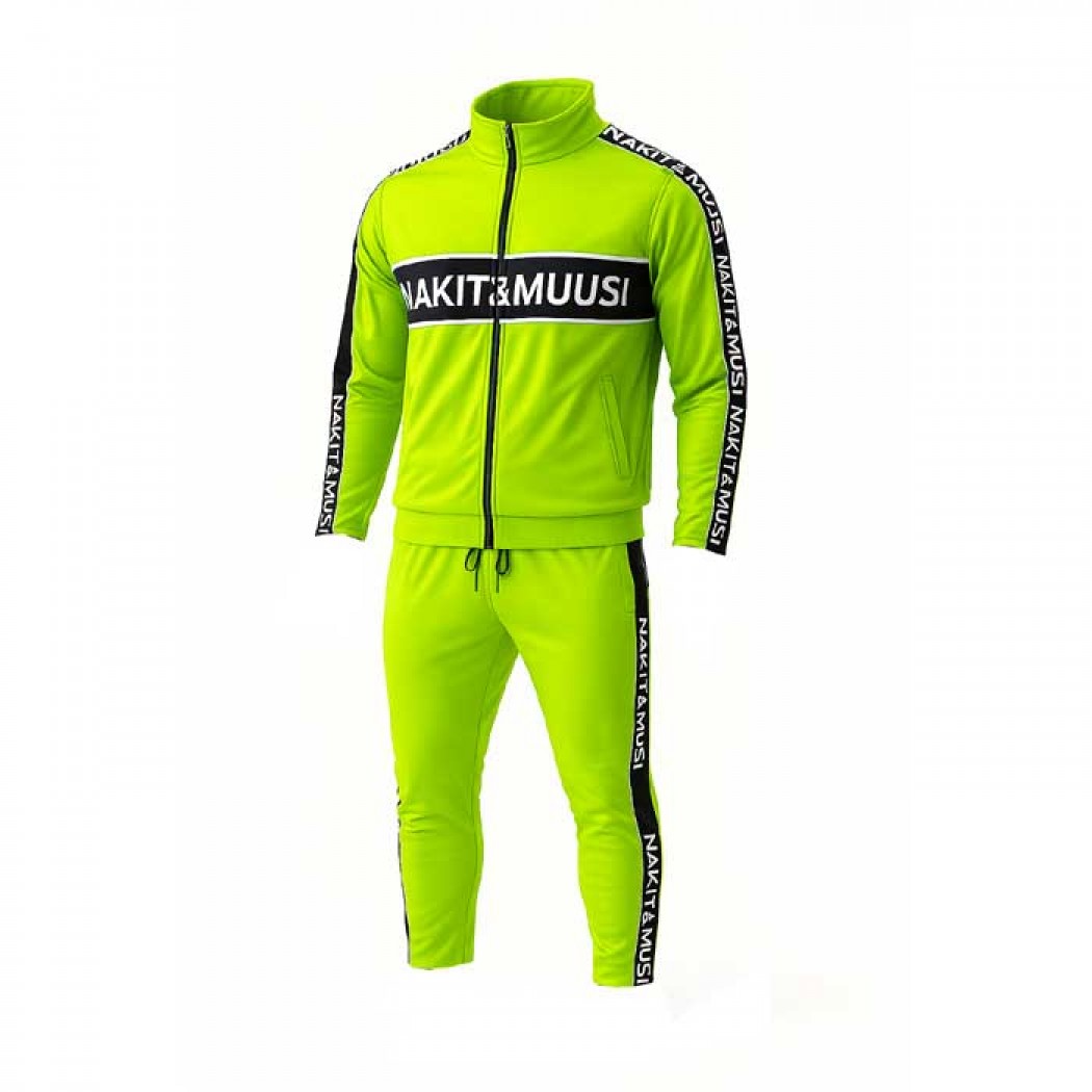 Nakit & Muusi Tracksuit Super Neon Green