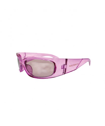 Nakit & Muusi Speedy Sunglasses Pink Crystal / Smoke Grey Lens Nakit & Muusi Speedy Sunglasses Pink Crystal / Smoke Grey Lens