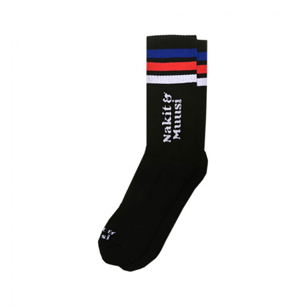Nakit & Muusi Tricolor Socks Black Nakit & Muusi Tricolor Socks Black
