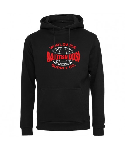 Nakit & Muusi Worldwide Supply Co. Fitted Hoodie Black Nakit & Muusi Worldwide Supply Co. Fitted Hoodie Black
