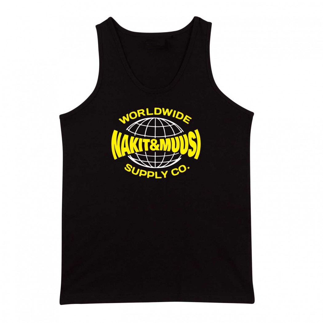 Nakit & Muusi Worldwide Supply Co. Tank Top Black