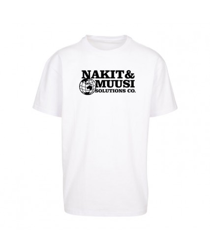 Nakit & Muusi Solutions Co. Oversize Tee White