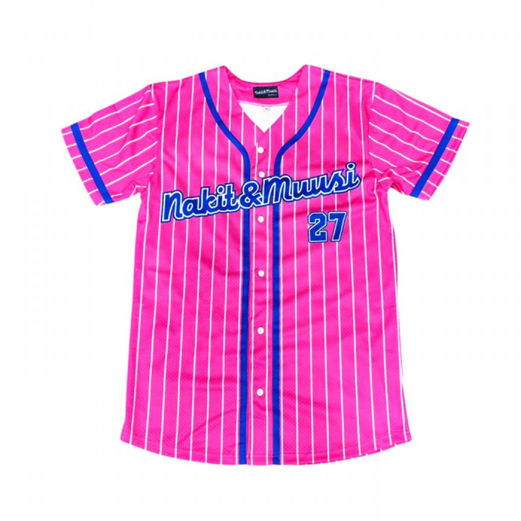 Nakit & Muusi Pinstripe Baseball Jersey