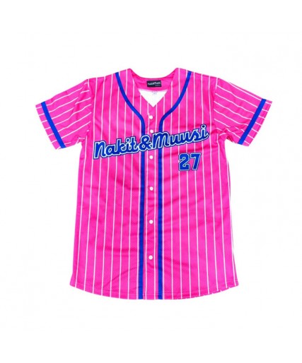 Nakit & Muusi Pinstripe Baseball Jersey