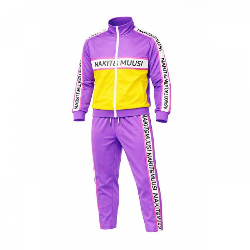 Nakit & Muusi Royal Fusion Tracksuit Purple-Gold