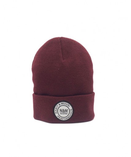Nakit & Muusi Performance Beanie Maroon