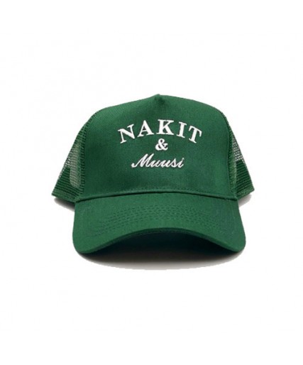 Nakit & Muusi Curved Trucker Cap Dark Green