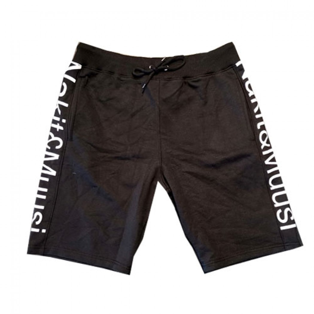 Nakit & Muusi Heavy College Sweat Shorts Black