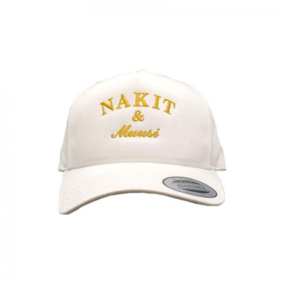 Nakit & Muusi Gold Edtion Snapback Cap White