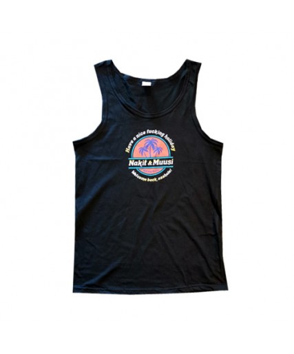 Nakit & Muusi Fucking Holiday Mens Tank Black