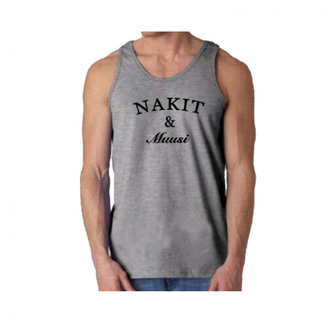 Nakit & Muusi Original Logo Tank Heather Grey