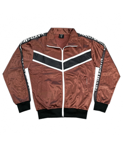 Nakit & Muusi Brown Sugar Tracksuit Jacket Coffee Brown Nakit & Muusi Brown Sugar Tracksuit Jacket Coffee Brown