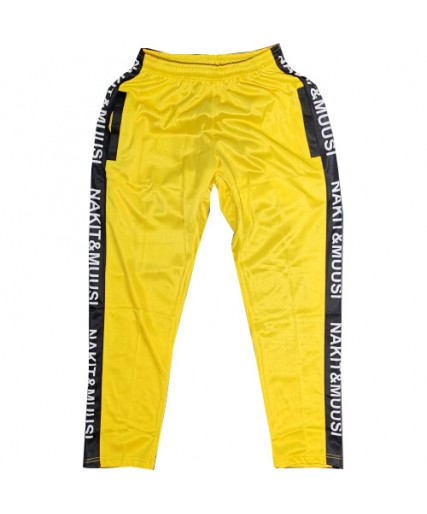 Nakit & Muusi Super Bee Fitted Tracksuit Pants Yellow