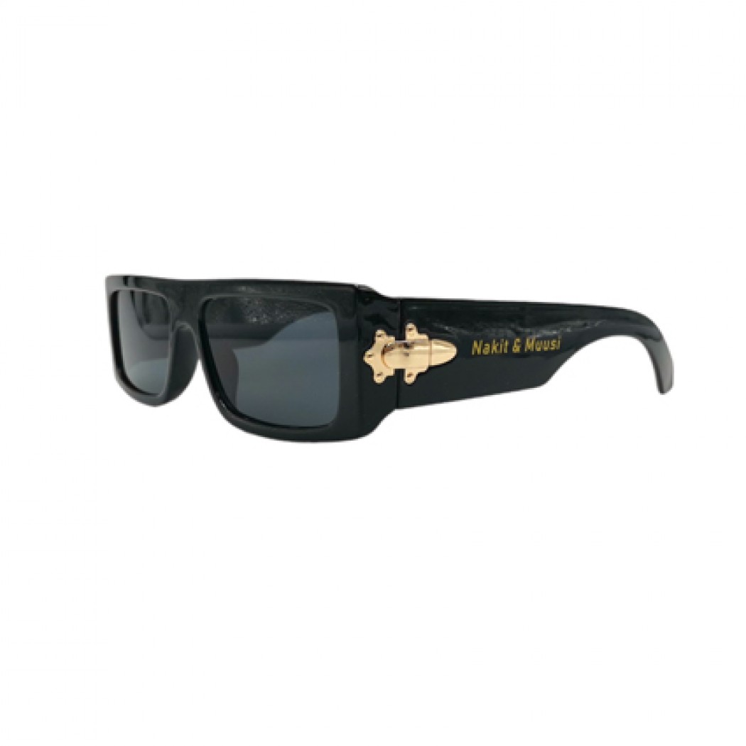 Nakit & Muusi LOX Sunglasses  Shiny Black/ Smoke Lens