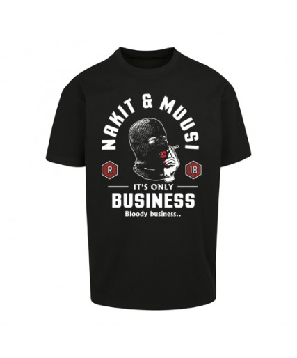 Nakit & Muusi Bloody Business Overisize T-Shirt Black