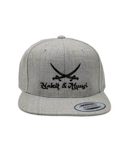 Nakit & Muusi Arabica Snapback Cap Heather Grey