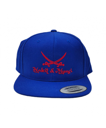 Nakit & Muusi Arabica Snapback Cap Royal Blue